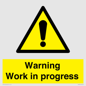 Warning Work in progress